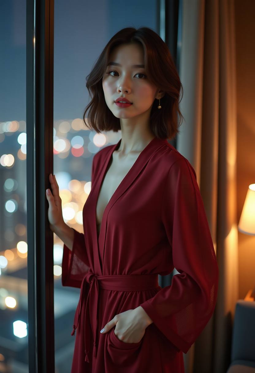 爸爸和女儿整理错题本